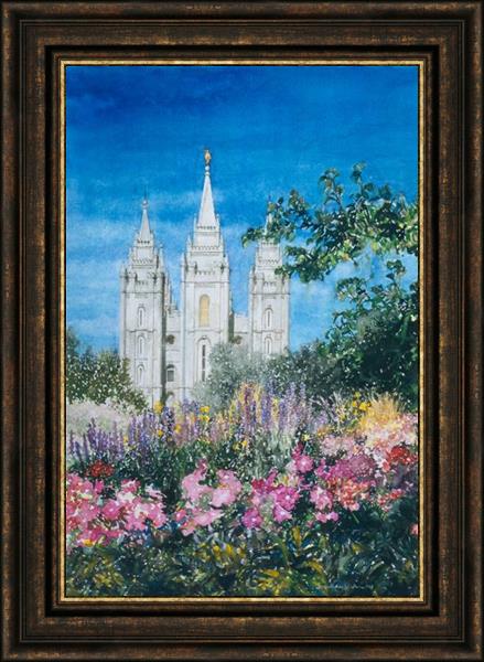 Salt Lake Temple in Summer