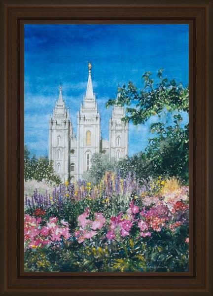 Salt Lake Temple in Summer