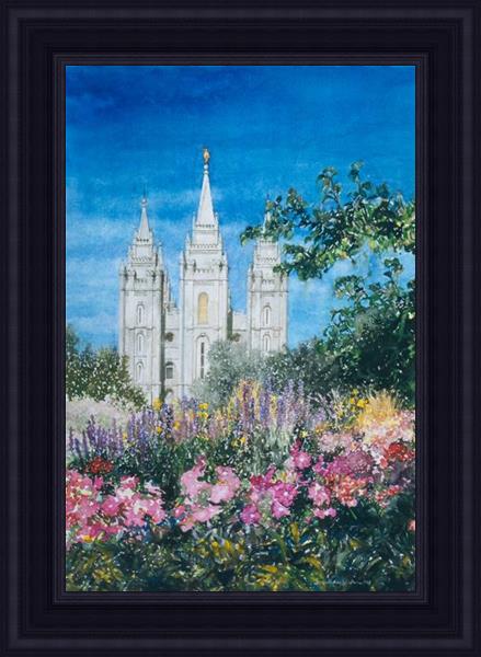 Salt Lake Temple in Summer