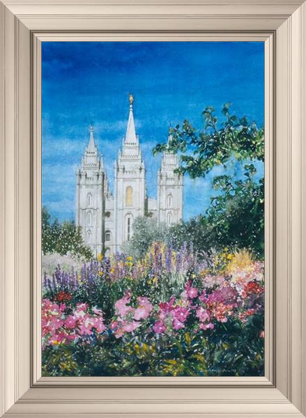 Salt Lake Temple in Summer