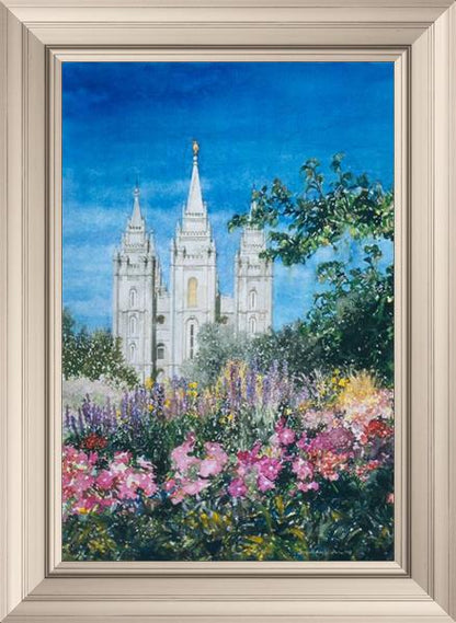 Salt Lake Temple in Summer