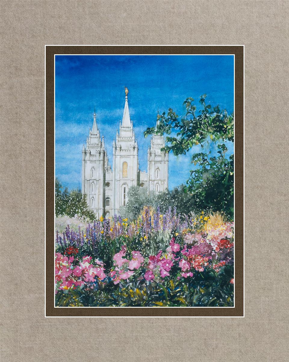 Salt Lake Temple in Summer