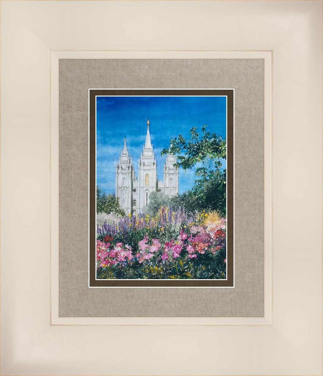 Salt Lake Temple in Summer