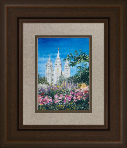 Salt Lake Temple in Summer