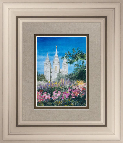Salt Lake Temple in Summer