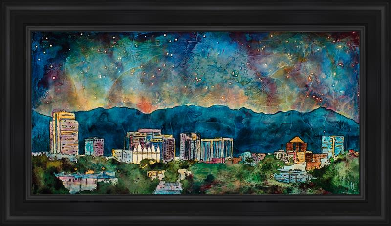 Salt Lake Temple Skyline