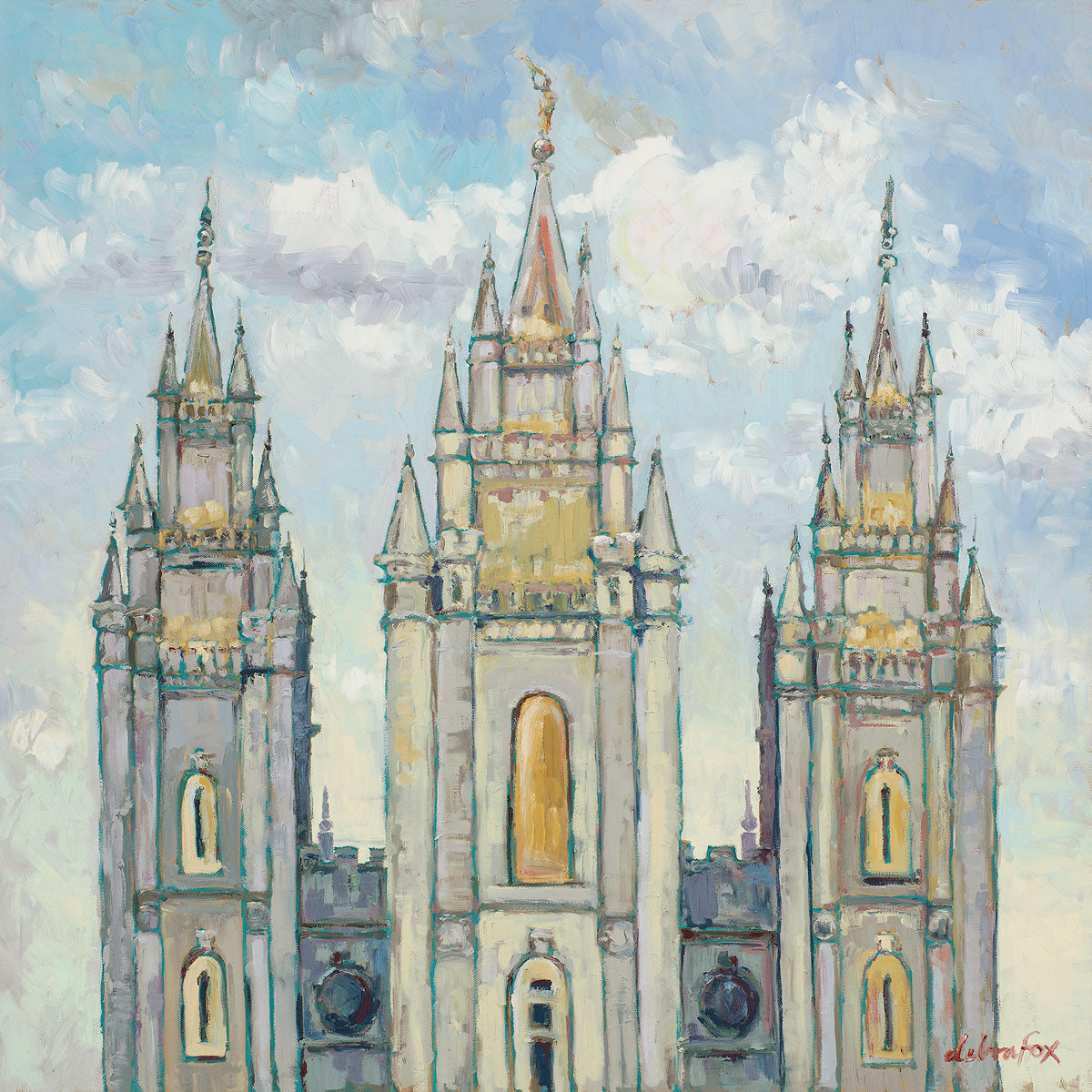 LDS Temple on sale painting *new*