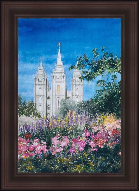 Salt Lake Temple in Summer
