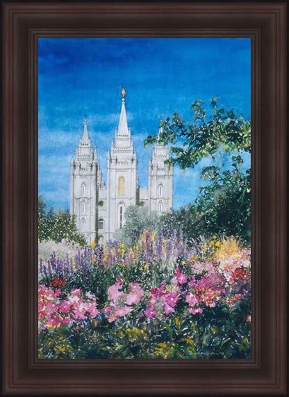 Salt Lake Temple in Summer