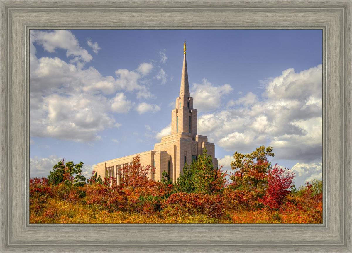 Oquirrh Mtn. Utah Temple Fall Colors