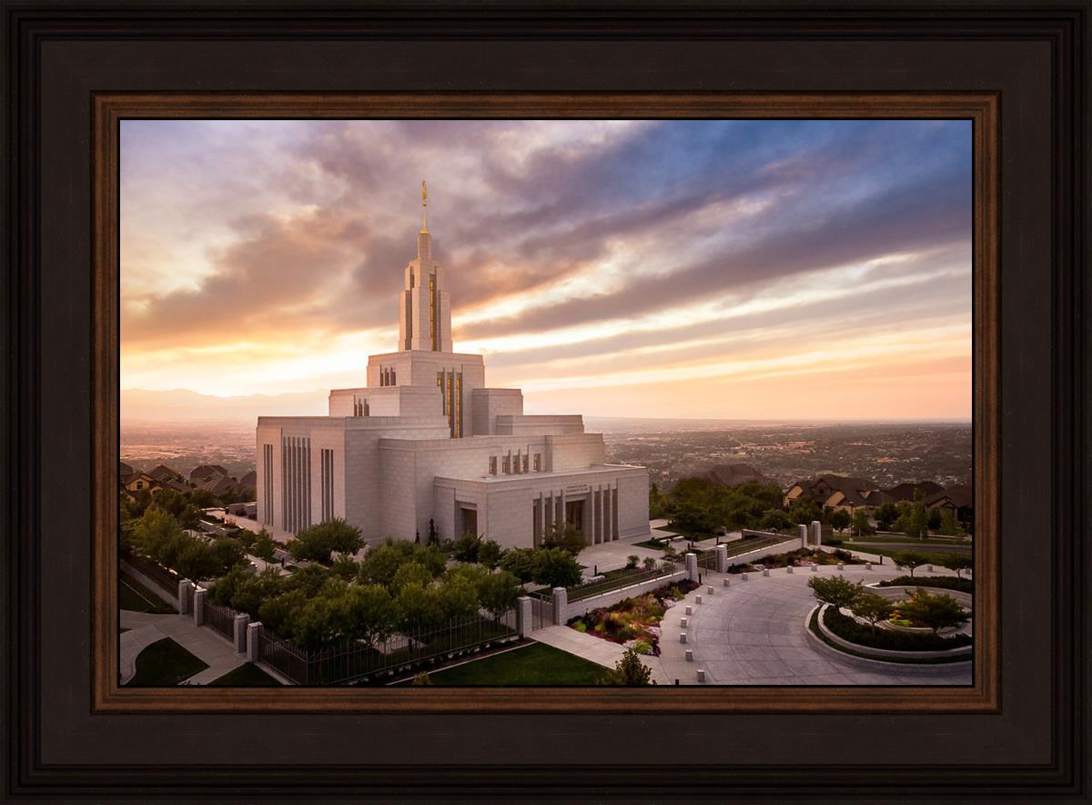 Draper Sunset Aerial