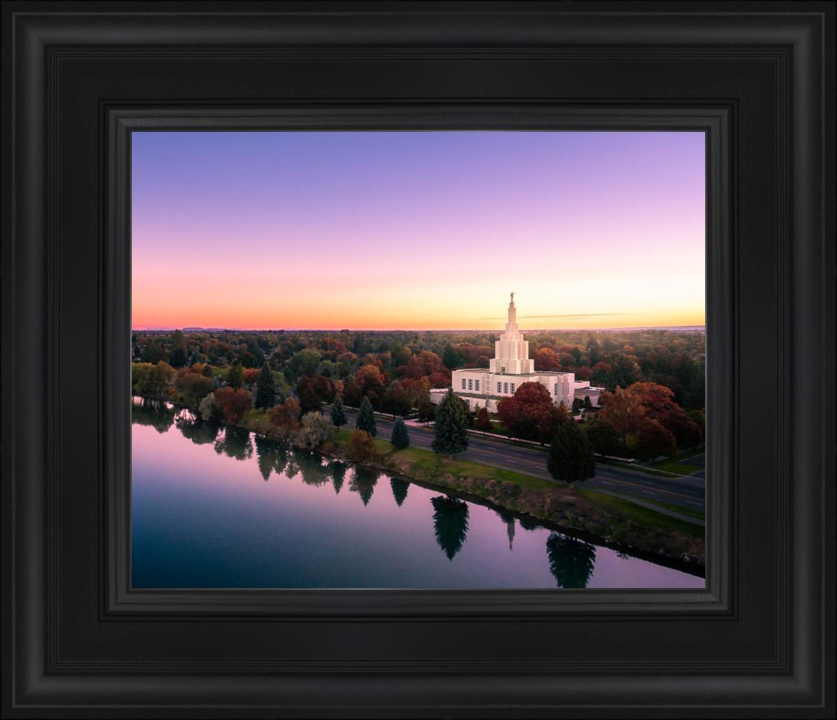 Idaho Falls - Snake River Reflection Aerial