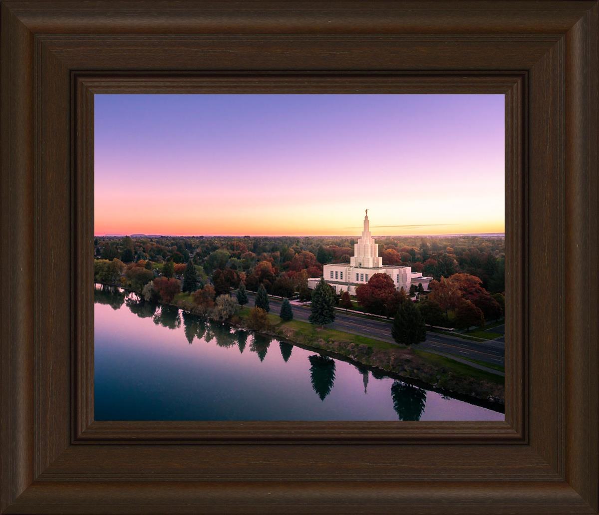Idaho Falls - Snake River Reflection Aerial