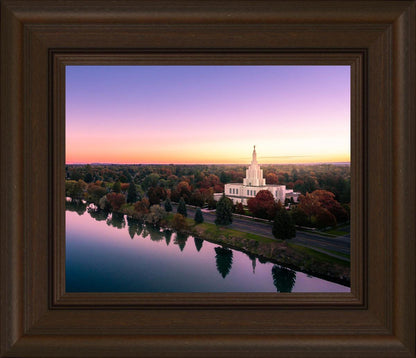 Idaho Falls - Snake River Reflection Aerial