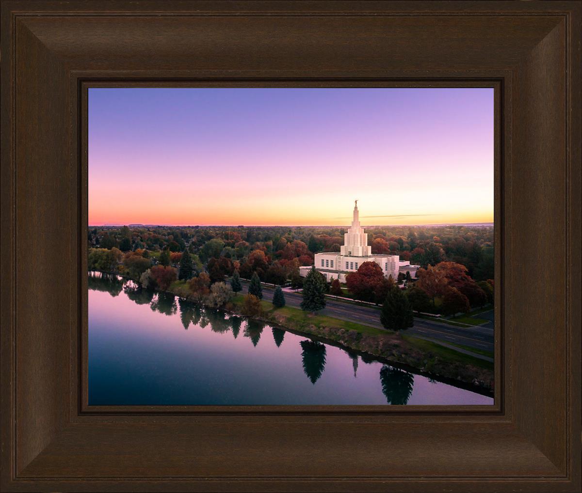 Idaho Falls - Snake River Reflection Aerial
