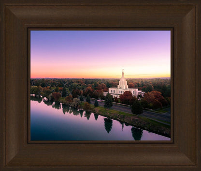 Idaho Falls - Snake River Reflection Aerial