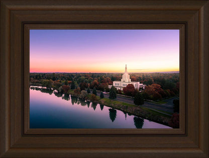 Idaho Falls - Snake River Reflection Aerial
