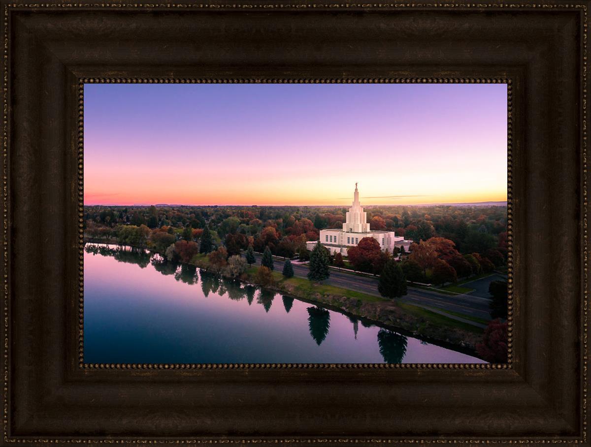 Idaho Falls - Snake River Reflection Aerial