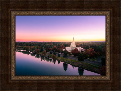 Idaho Falls - Snake River Reflection Aerial