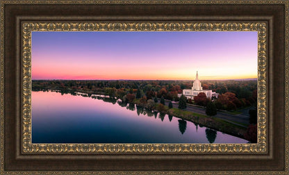 Idaho Falls - Snake River Reflection Aerial