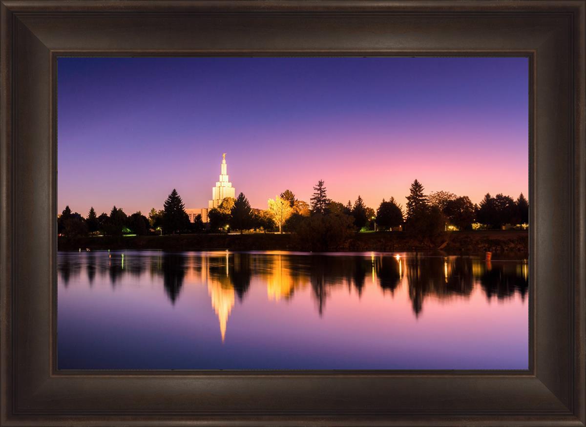 Idaho Falls Snake River Reflection