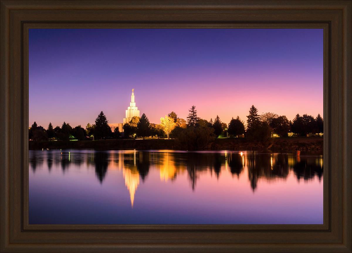 Idaho Falls Snake River Reflection