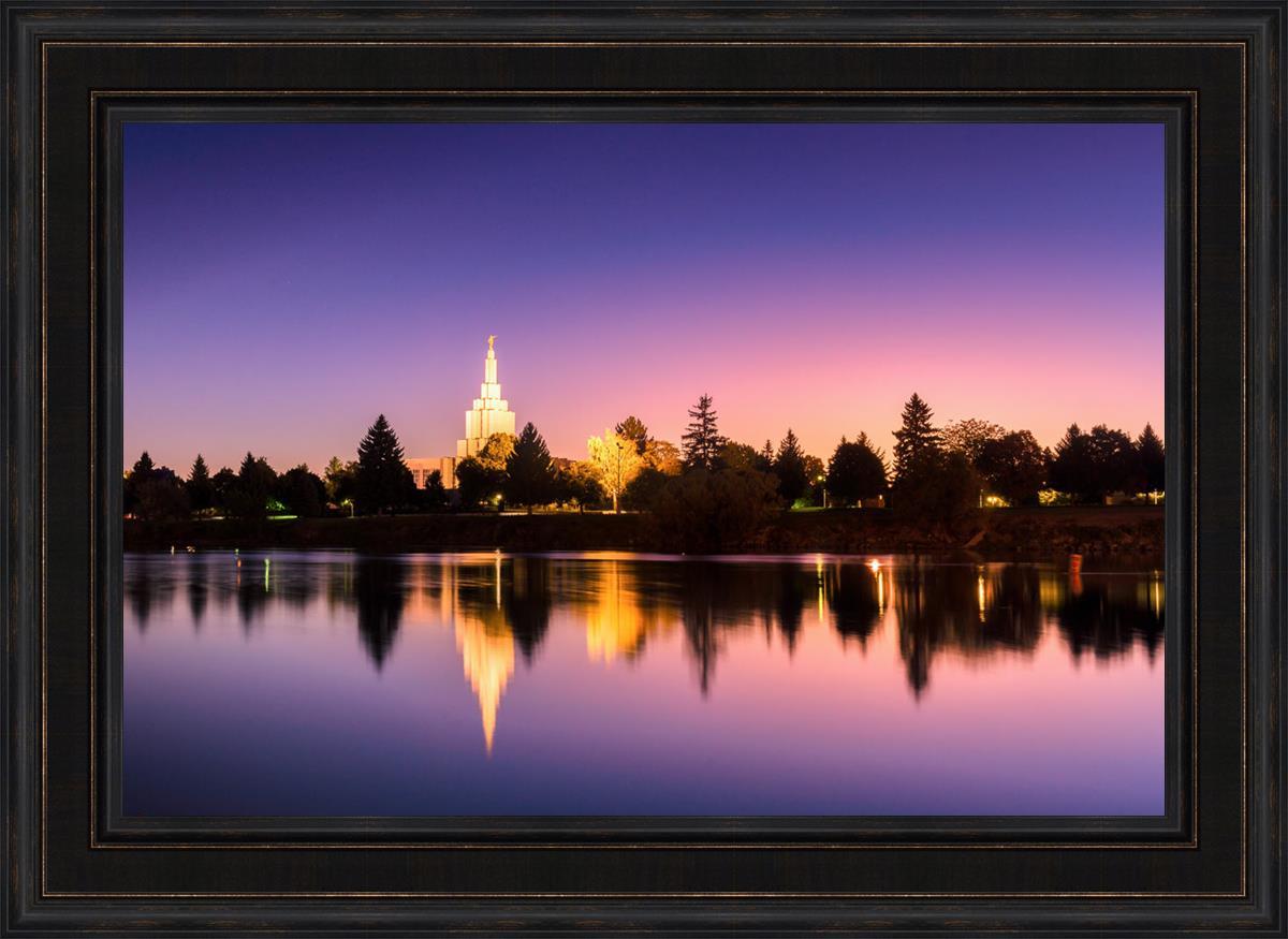Idaho Falls Snake River Reflection