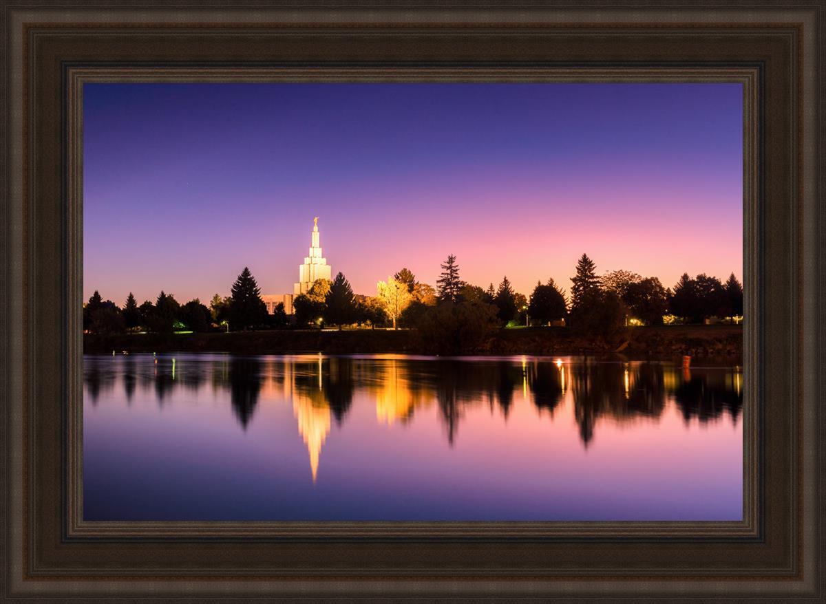 Idaho Falls Snake River Reflection