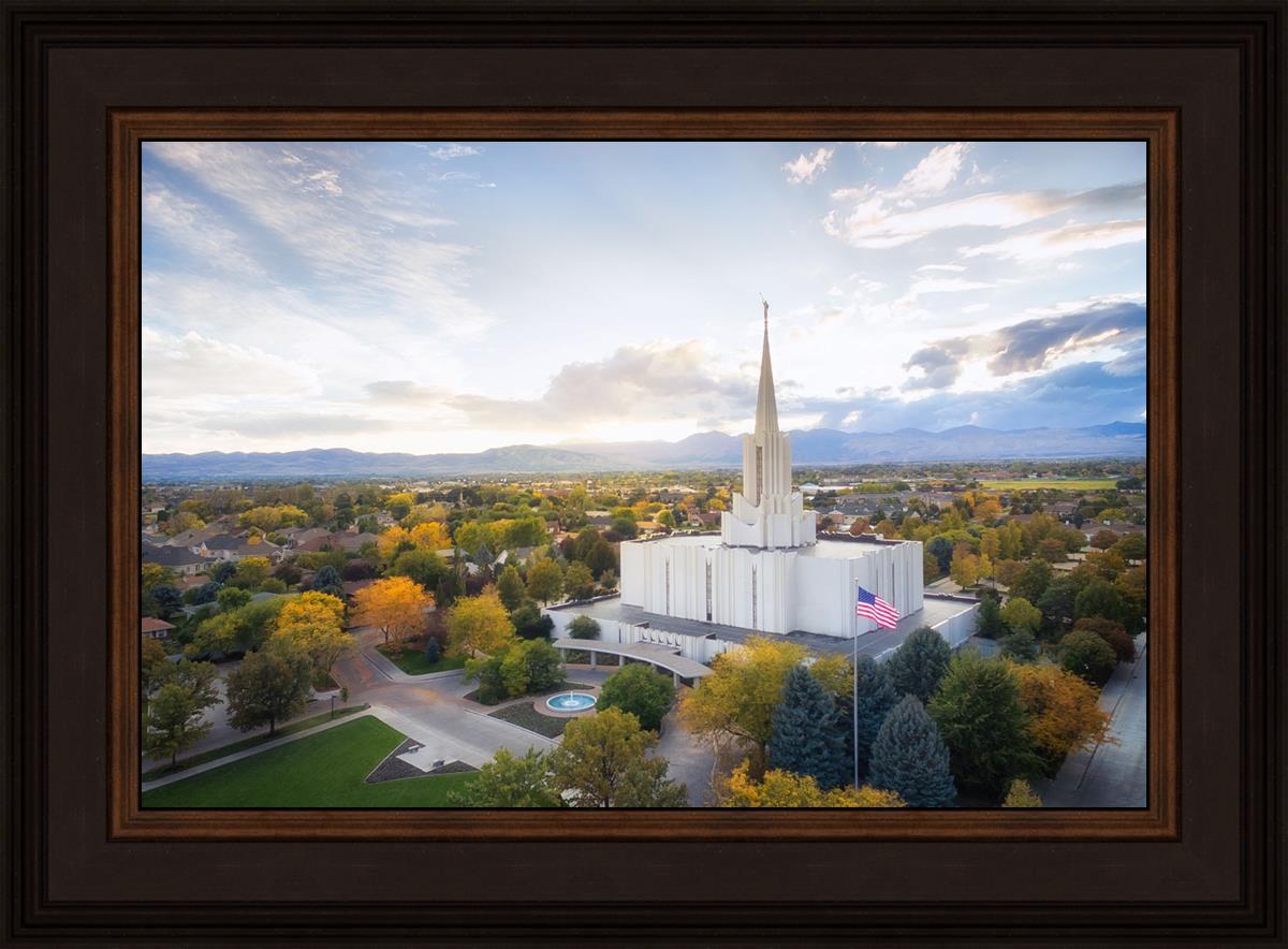 Jordan River Dayglow Aerial