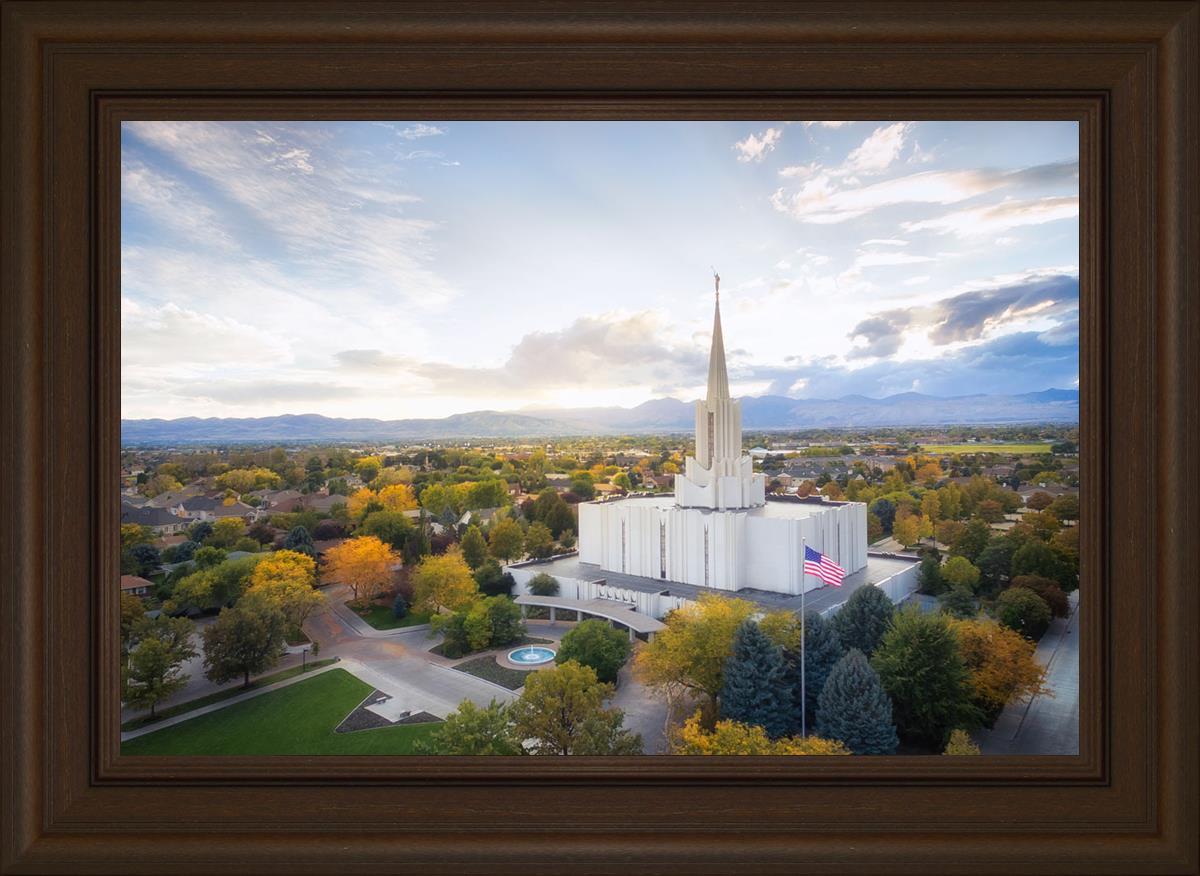 Jordan River Dayglow Aerial