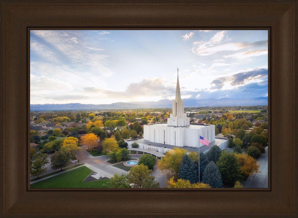 Jordan River Dayglow Aerial