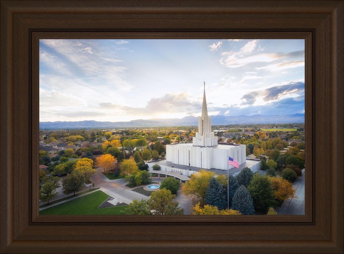 Jordan River Dayglow Aerial