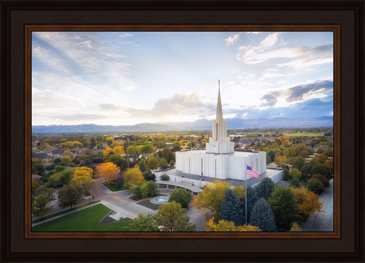 Jordan River Dayglow Aerial