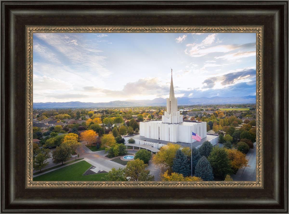 Jordan River Dayglow Aerial