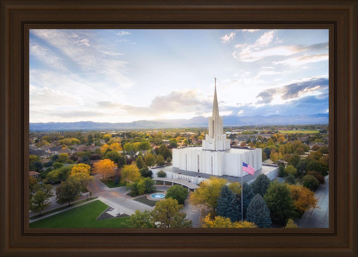 Jordan River Dayglow Aerial