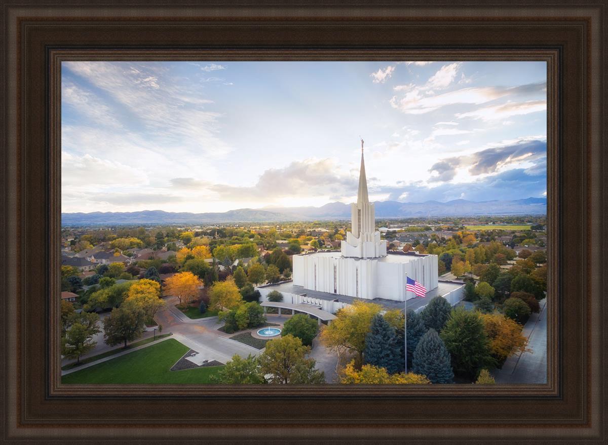 Jordan River Dayglow Aerial