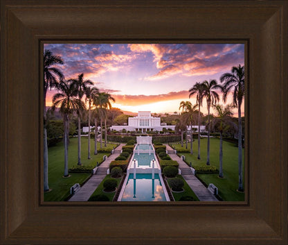 Laie Sunset Aerial