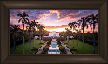 Laie Sunset Aerial