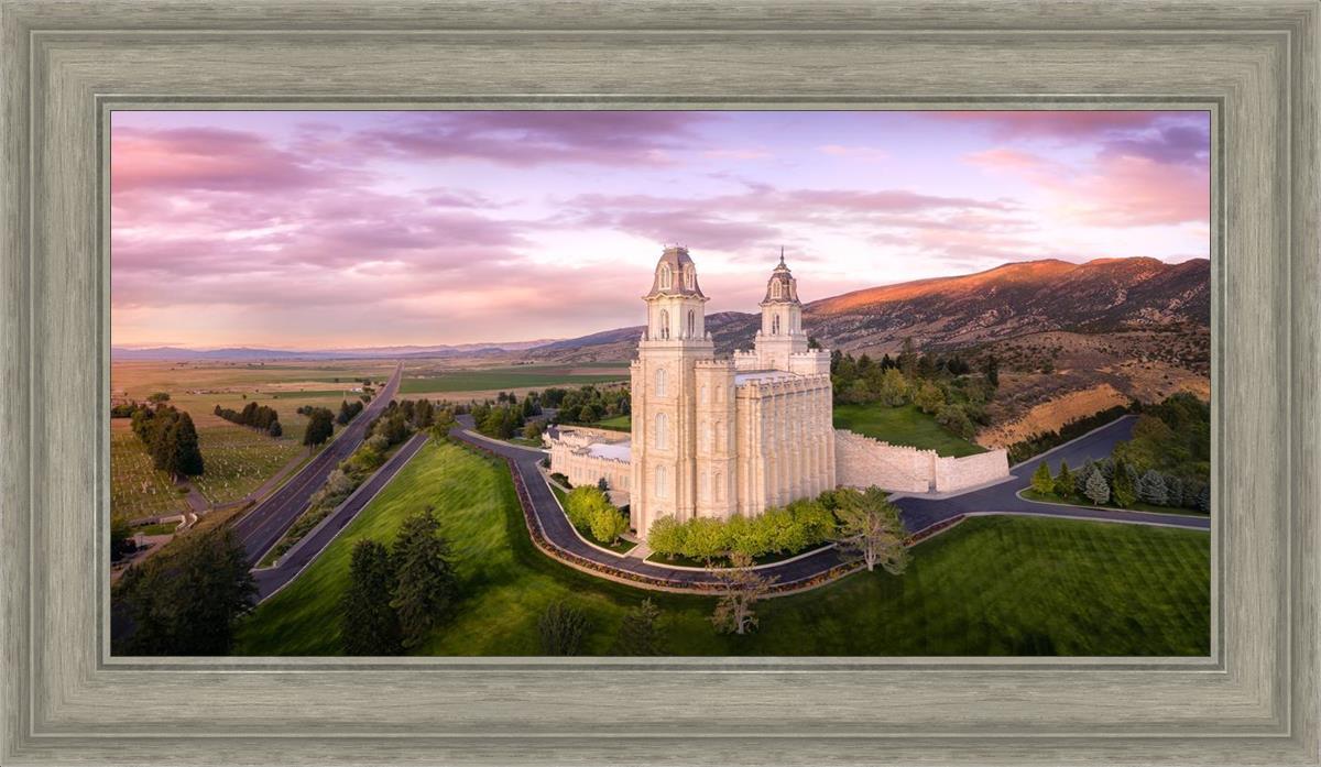 Manti Sunset From On High