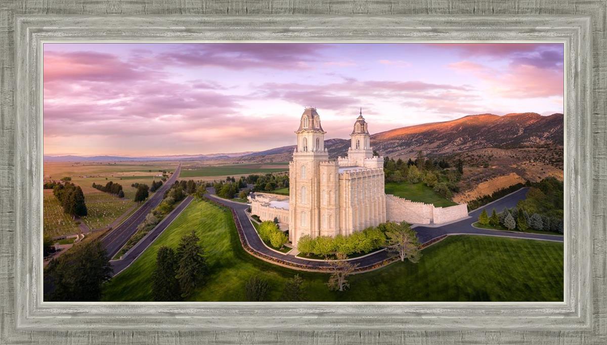 Manti Sunset From On High