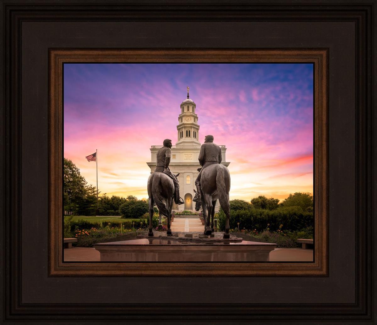 Nauvoo Joseph and Hyrum Sunrise