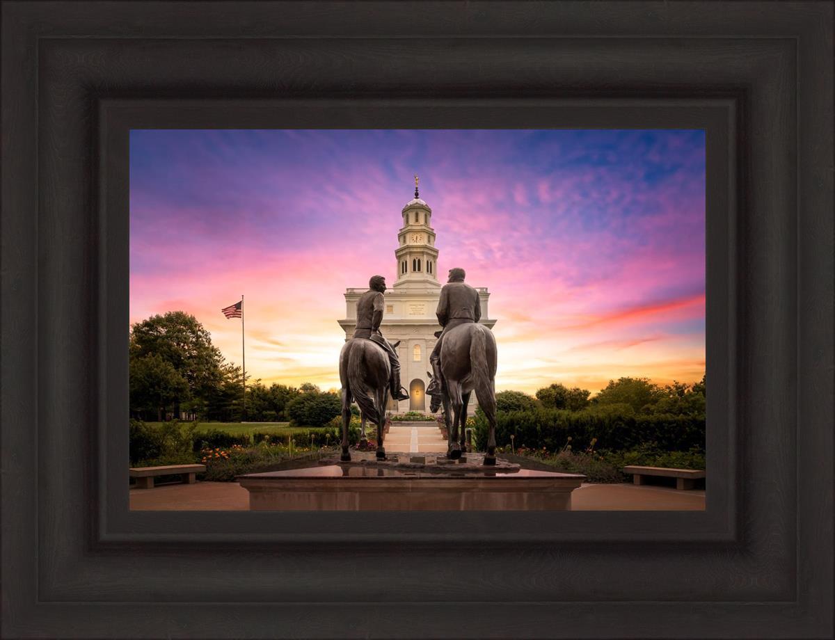 Nauvoo Joseph and Hyrum Sunrise