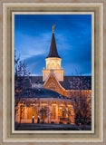 Provo City Center Blue and Gold