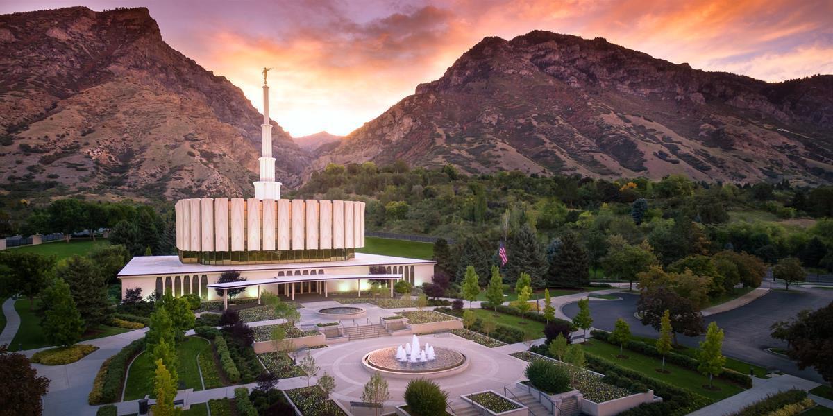 Provo Sunrise Aerial
