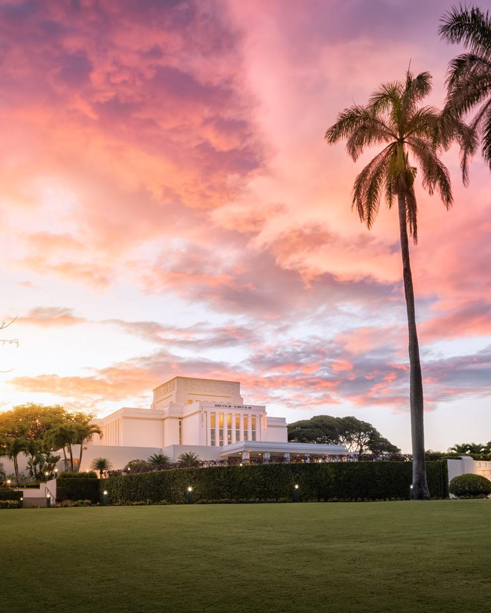 Laie Sunset Panorama