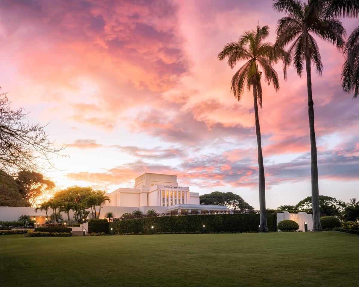 Laie Sunset Panorama