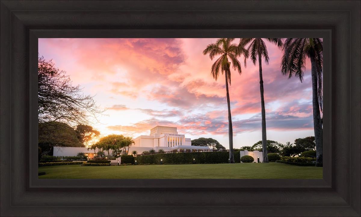 Laie Sunset Panorama