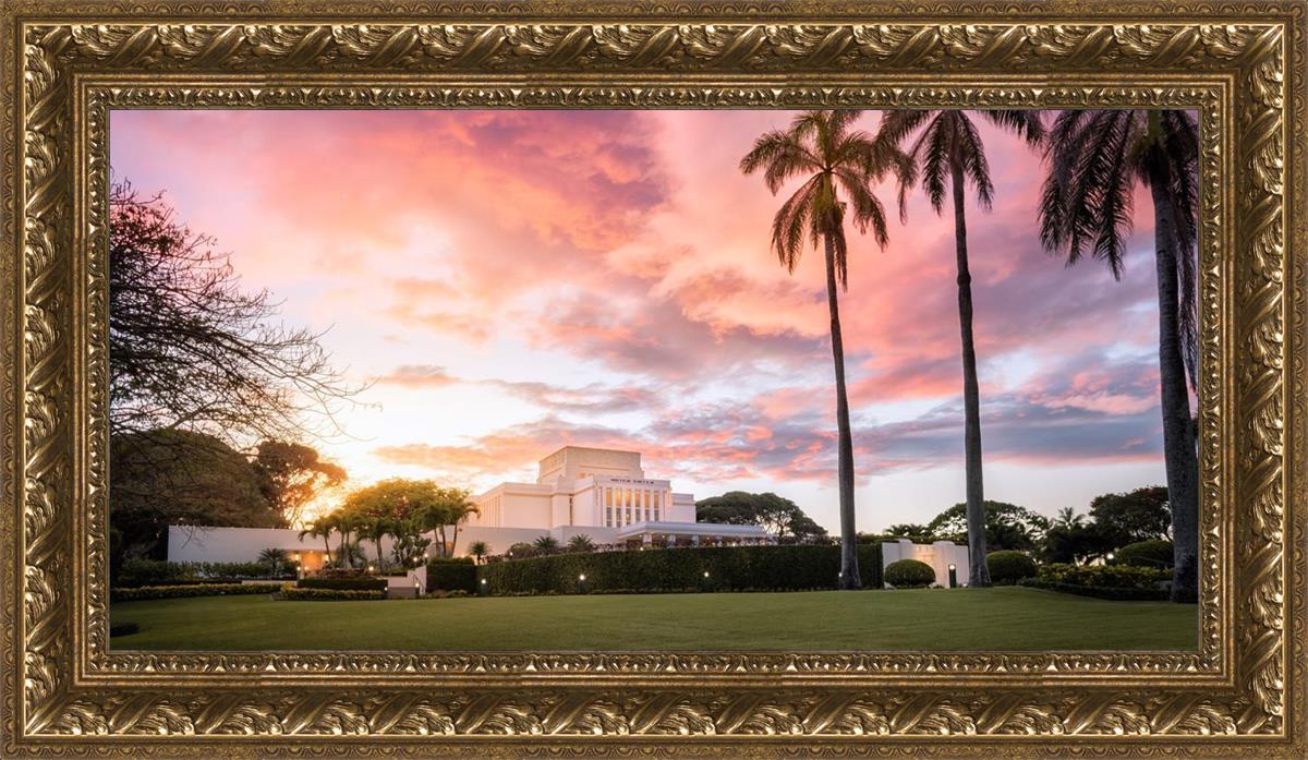 Laie Sunset Panorama
