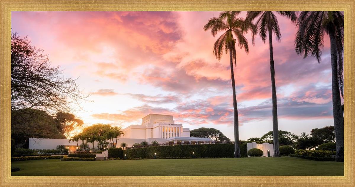 Laie Sunset Panorama
