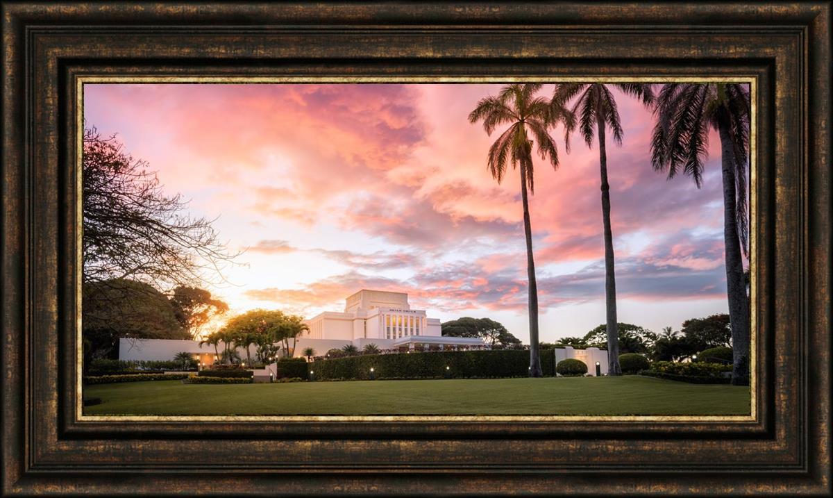 Laie Sunset Panorama